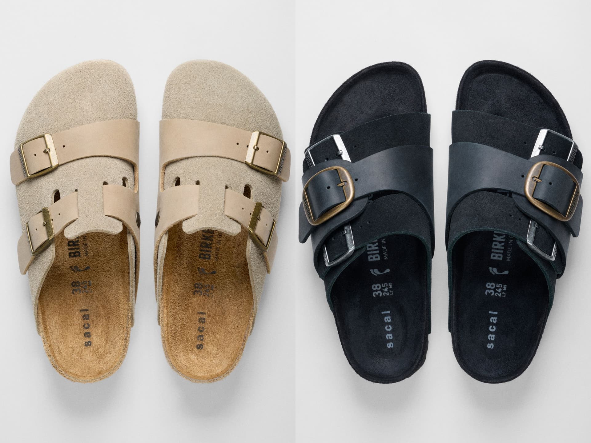 sacai twists Birkenstock clogs into hybrid sandals for spring 2027
