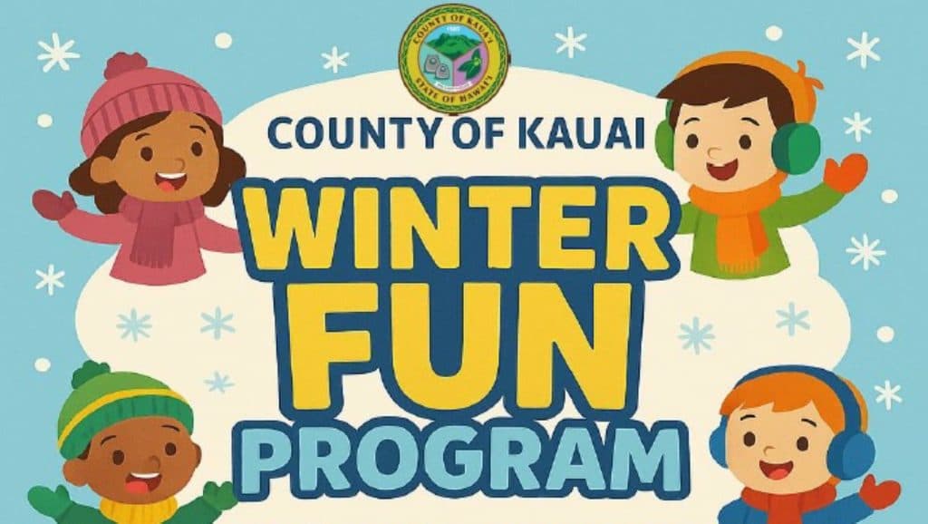 Kauaʻi County Opens Winter Fun Program Registration for Children