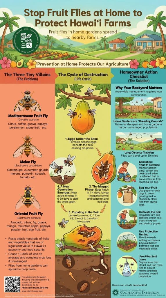 UH asks Kauai growers, gardeners to weigh in on fruit flies