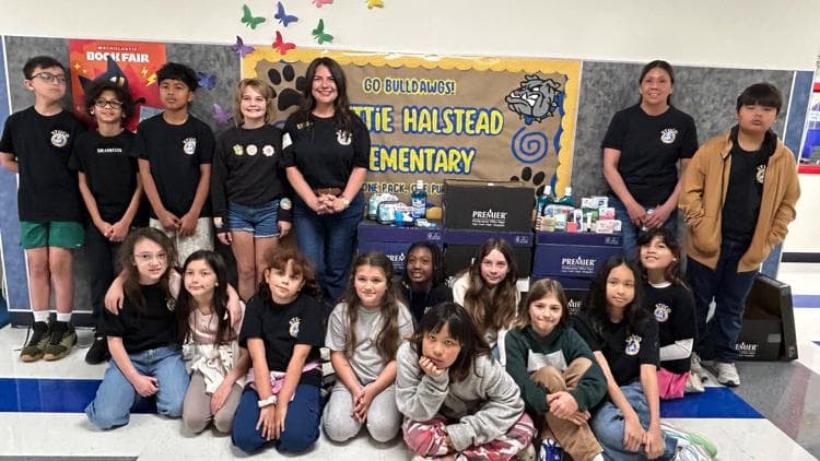 Hettie Halstead Students Collect Comfort Items for Copperas Cove Seniors