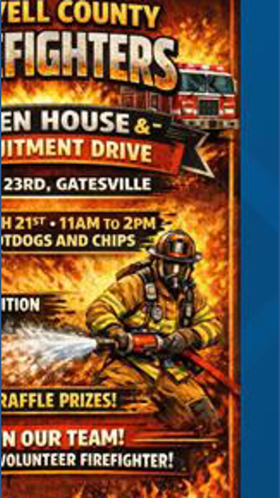 Gatesville Volunteer Fire Department details March square fire response, countywide coverage