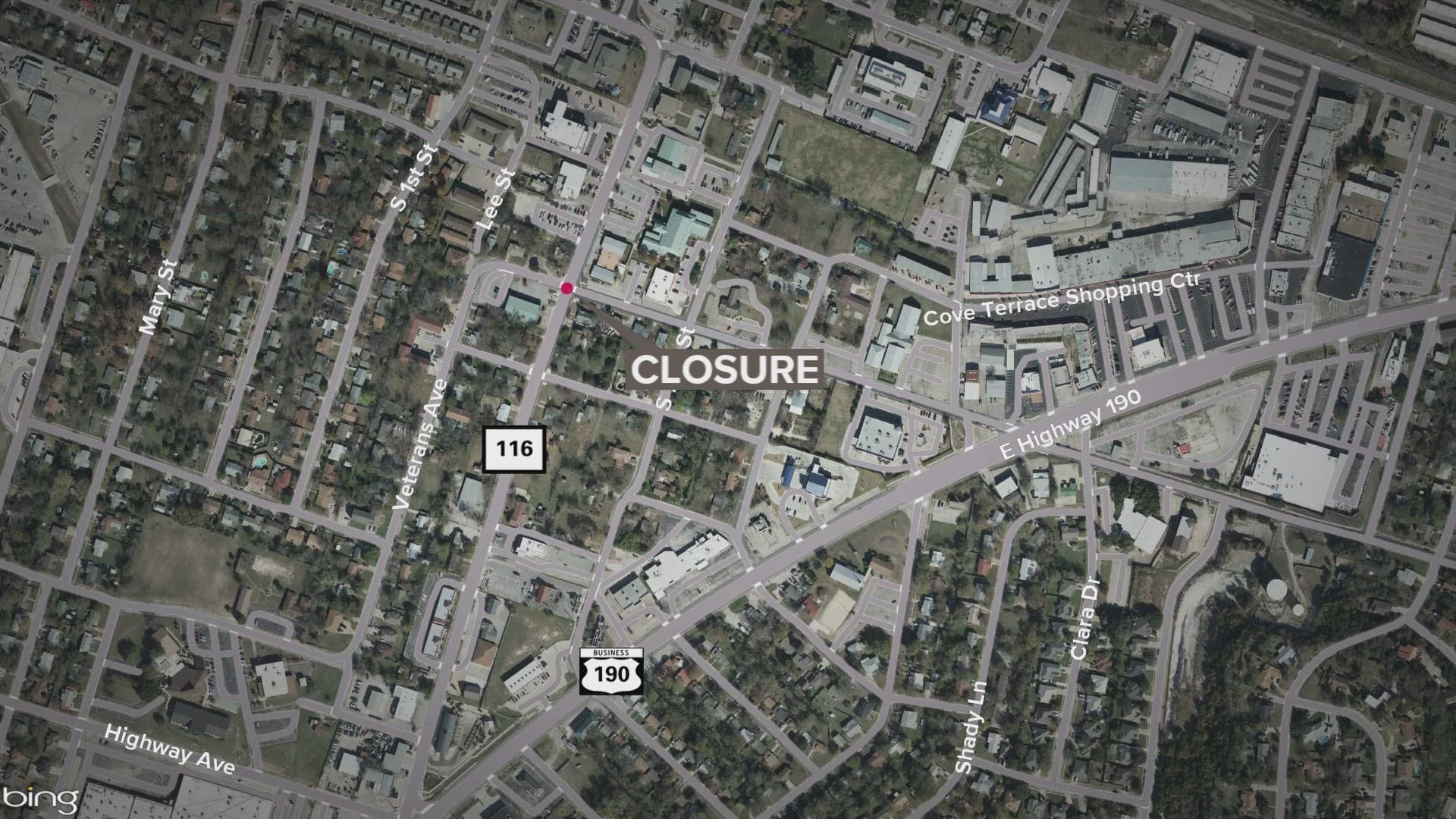 Copperas Cove closes South Main Street for sewer repairs Wednesday