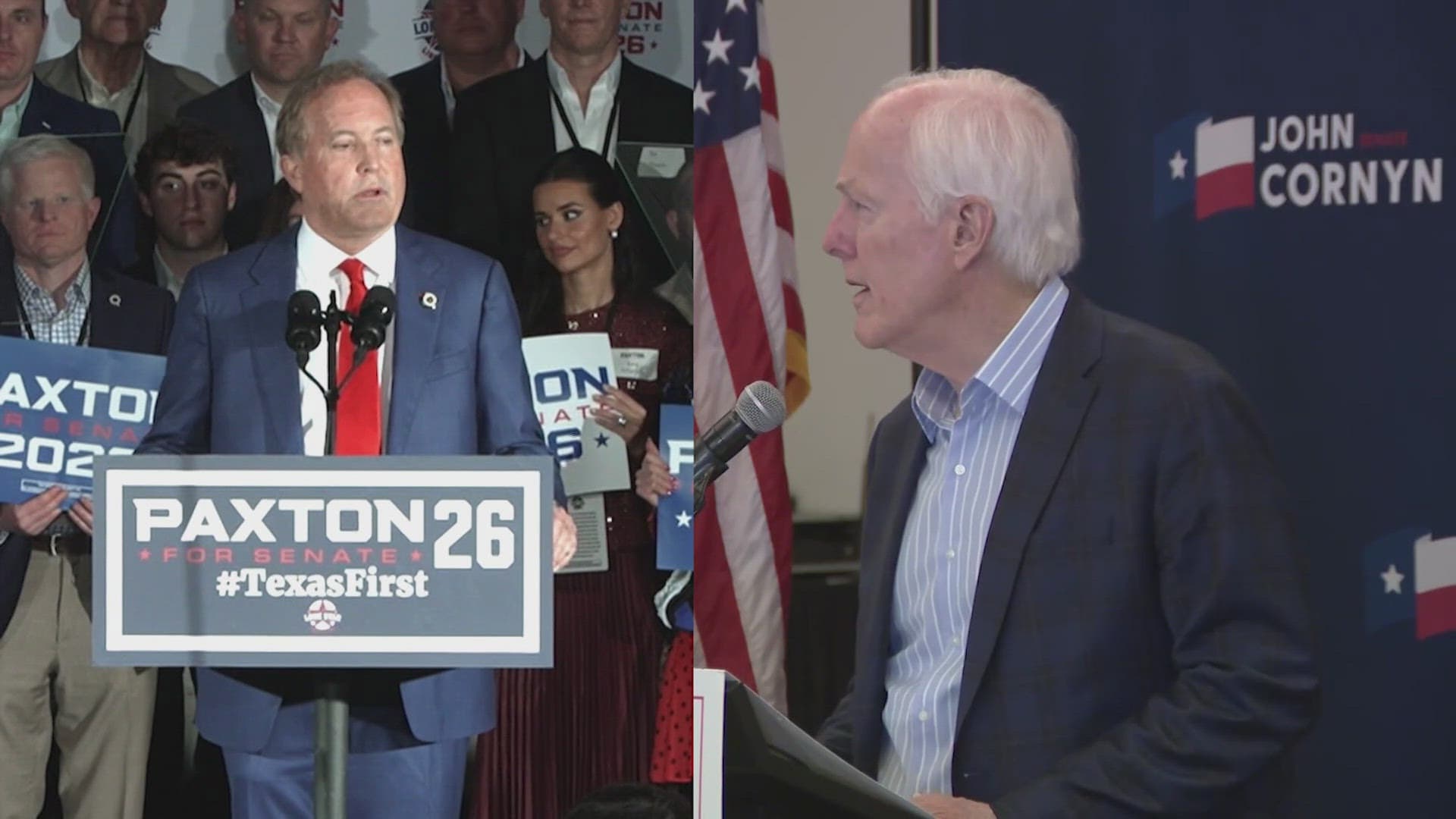 Trump backs Paxton over Cornyn in bitter Texas Senate runoff
