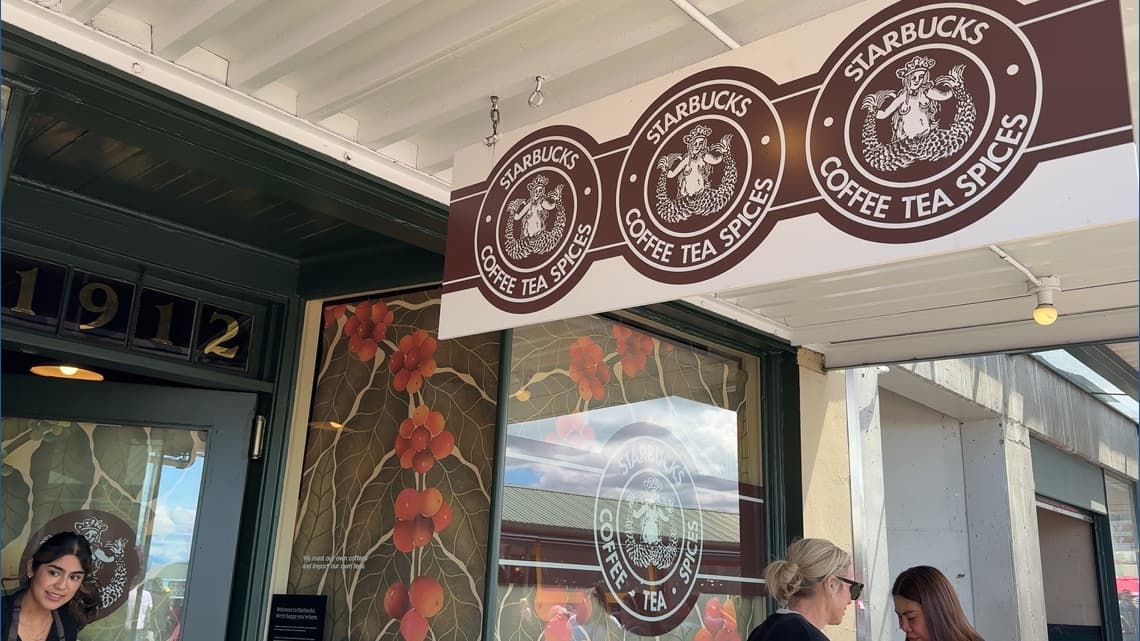 Starbucks reopens original Pike Place store as guided brand experience