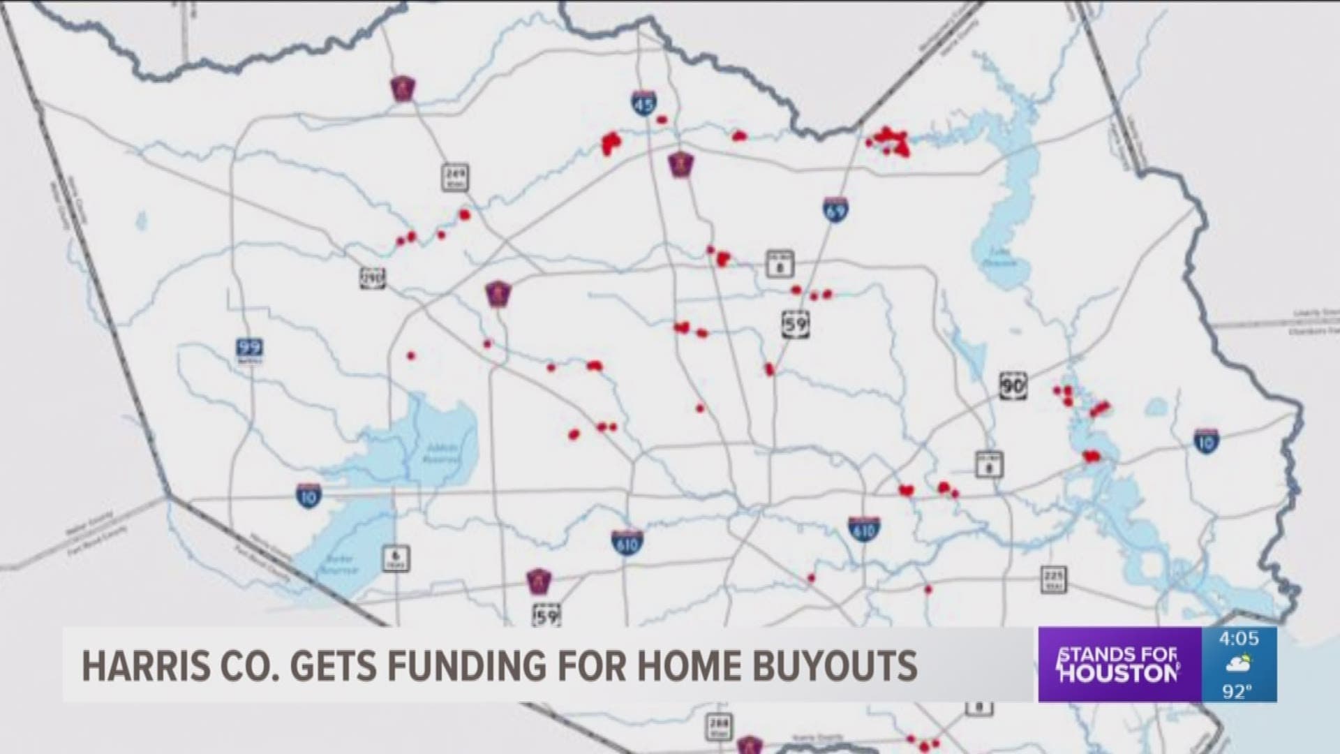 Harris County risks losing up to $800 million in flood funds