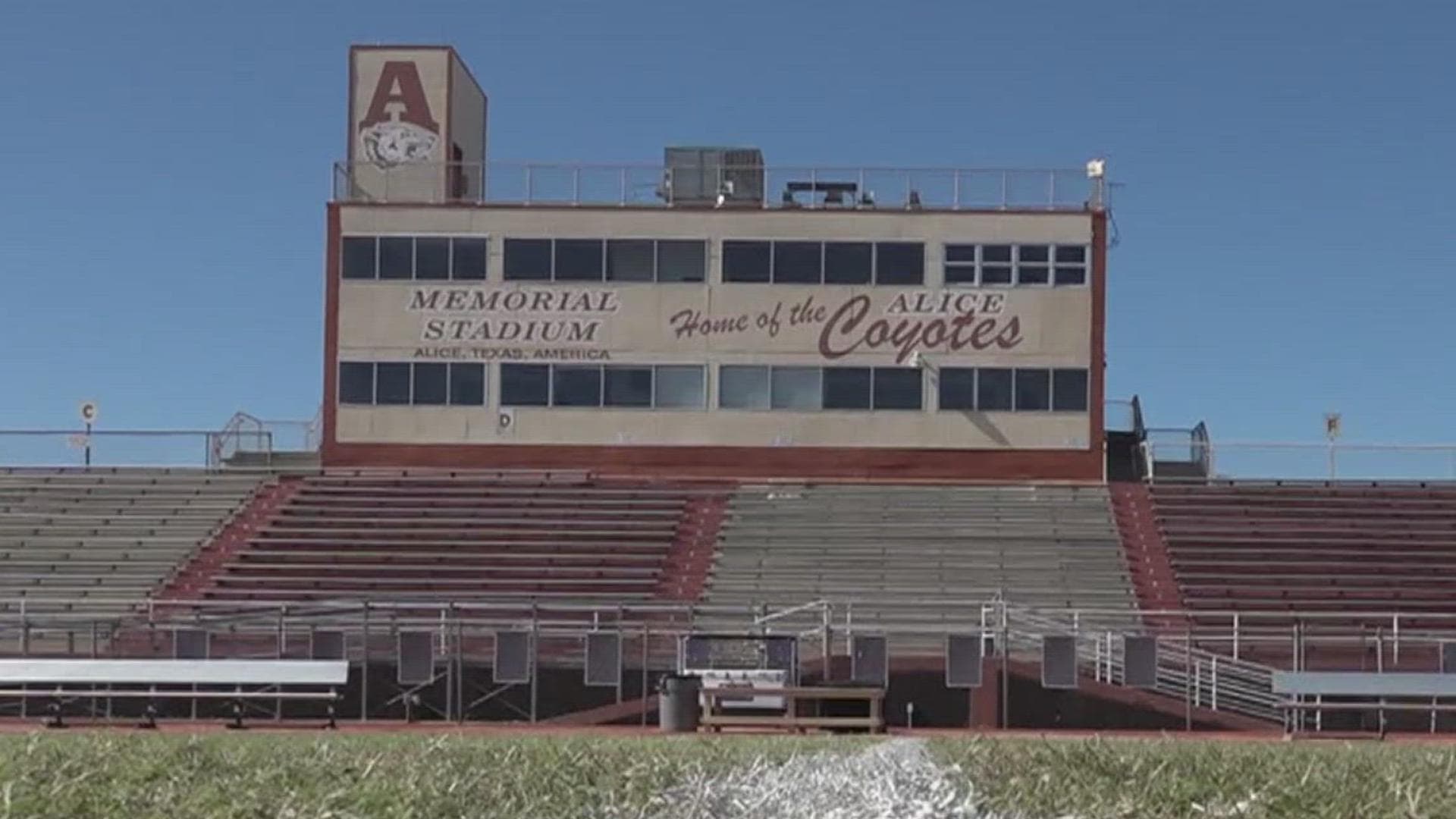 Memorial Stadium in Alice, Texas, anchors community life and health