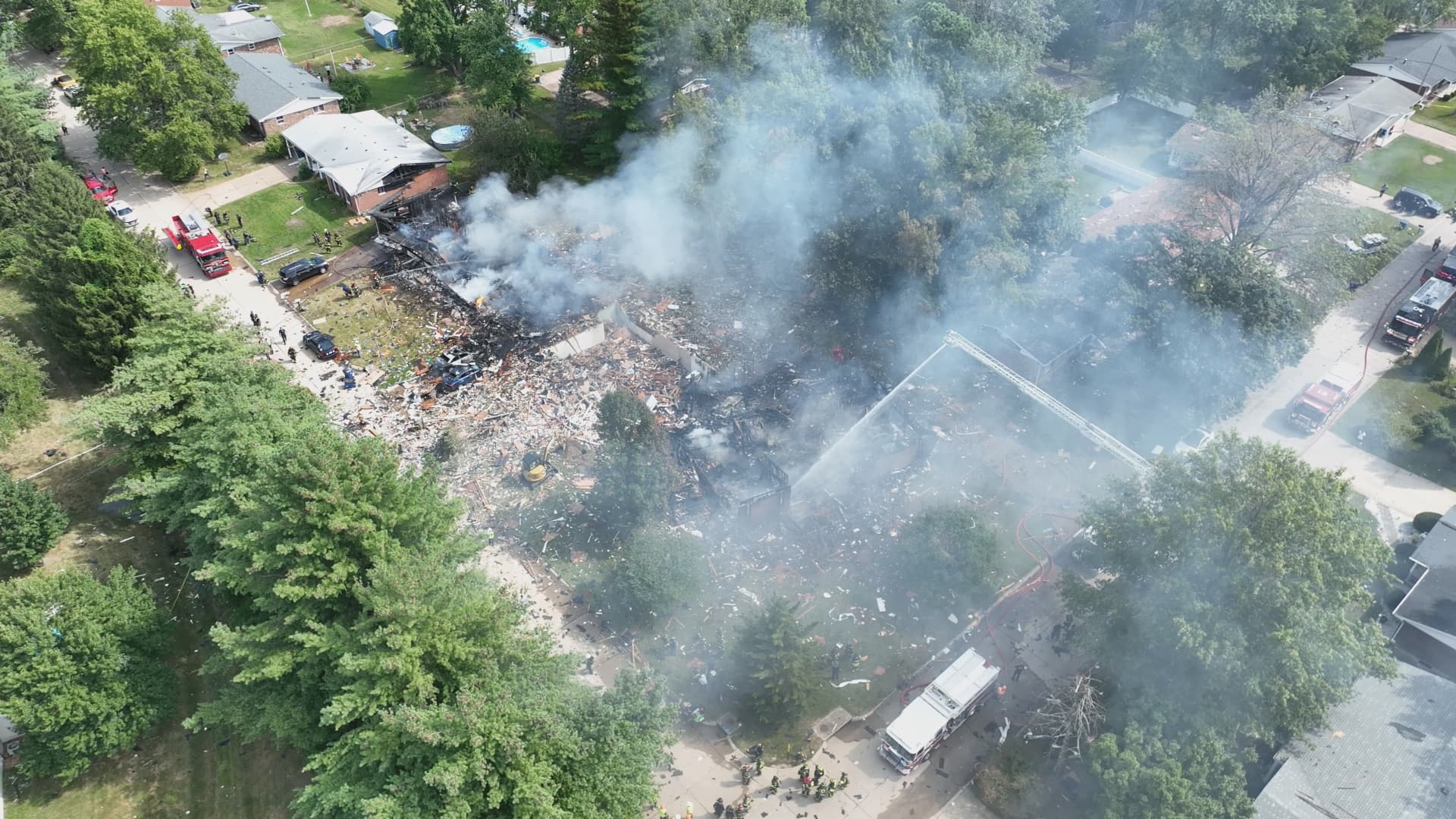 Leicester Home Explodes on Icenhower Road, No Injuries Reported
