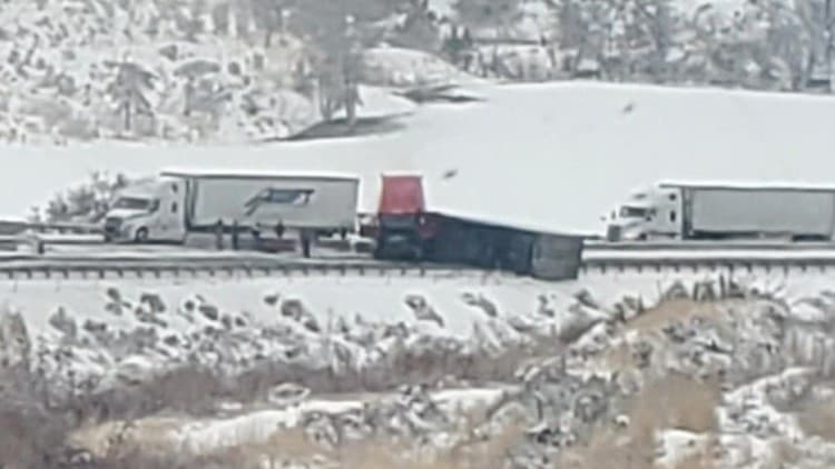 Interstate 84 Crashes Highlight Winter Driving Dangers in Baker County