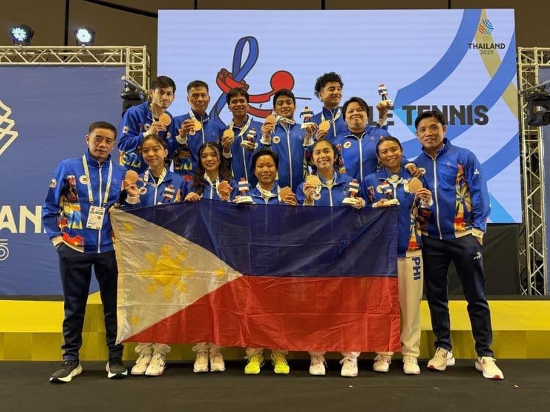 Philippine Table Tennis Teams End Decades Long SEA Games Drought