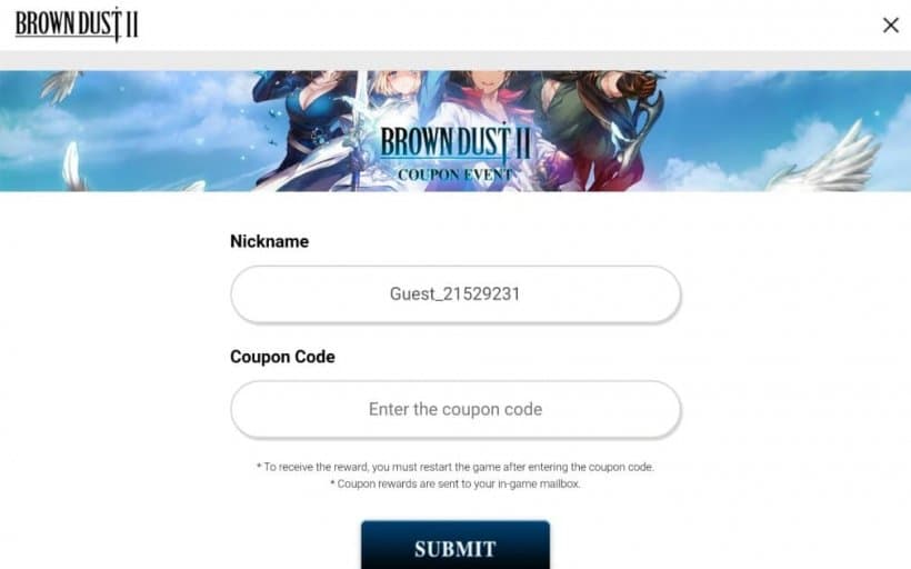Brown Dust 2 May codes offer tickets, Dia, and UR gear