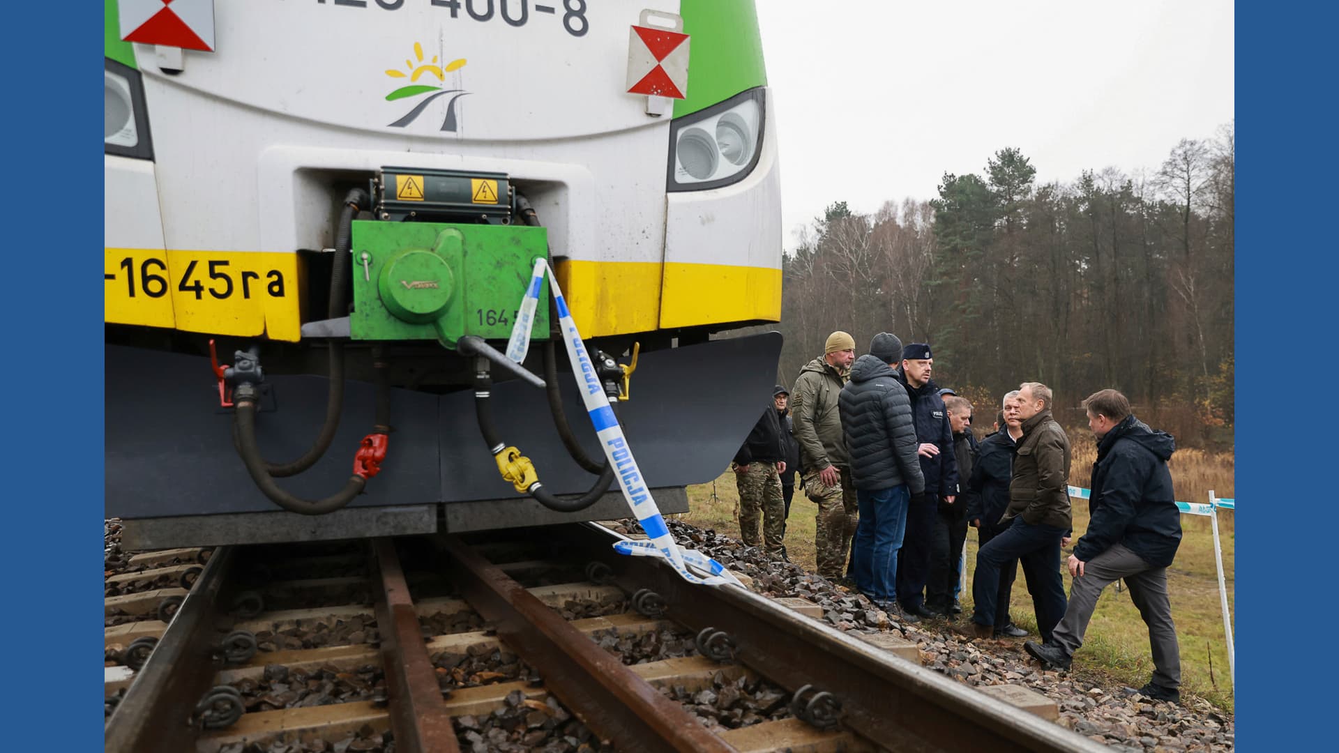 Polish prime minister calls rail line explosion near Warsaw an act of sabotage