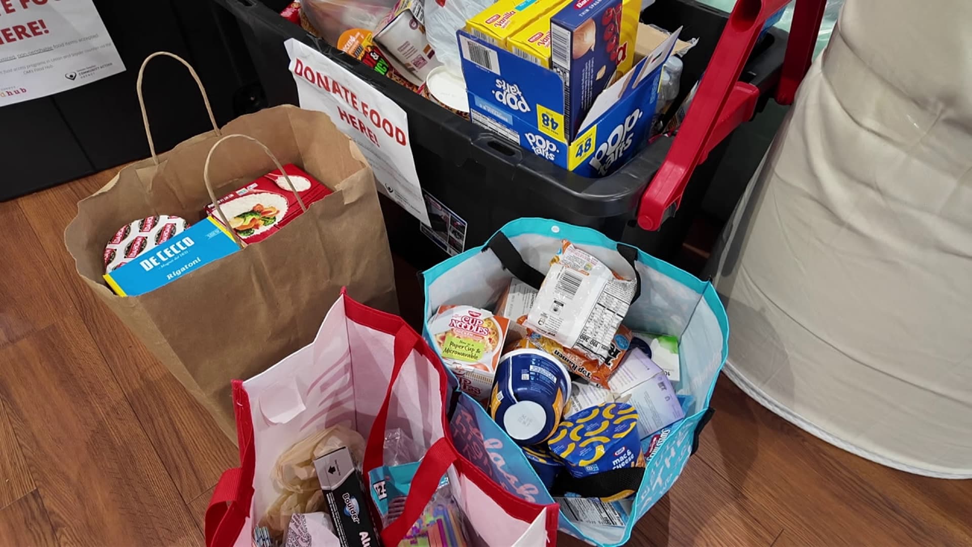 Bucknell move-out drive sends food, furniture to local families