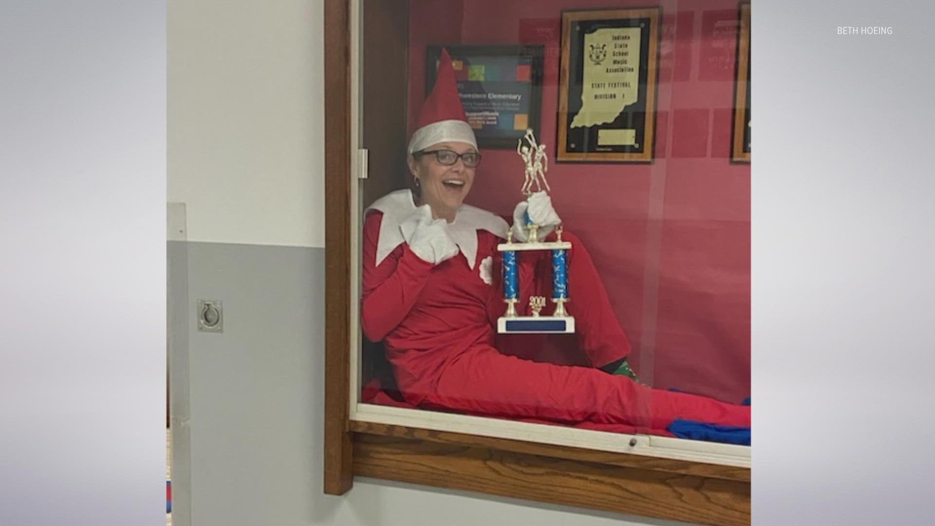 Elementary Principal Becomes Campus Elf, Lifts Student Spirits Before Break