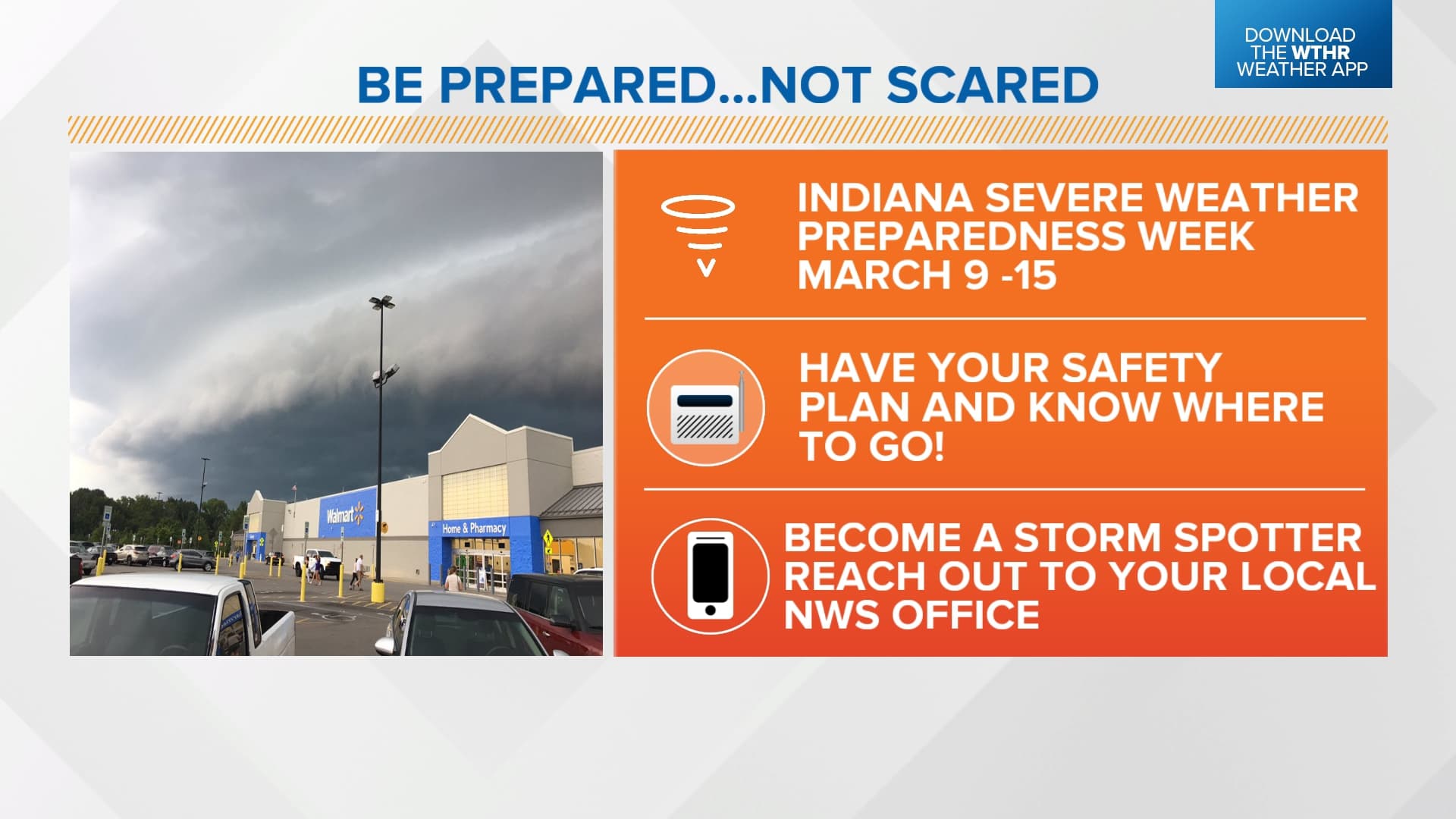 Indiana Severe Weather Preparedness Week Set for March 8-14, Tornado Drill March 10