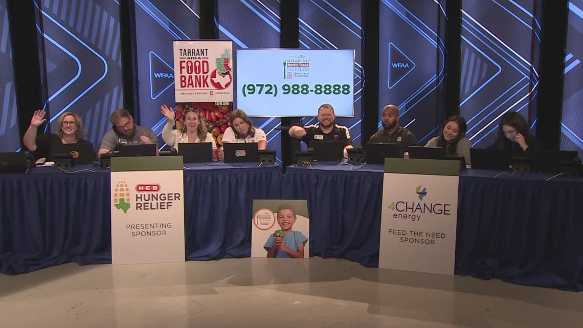 North Texas food banks use telethon to fight summer hunger