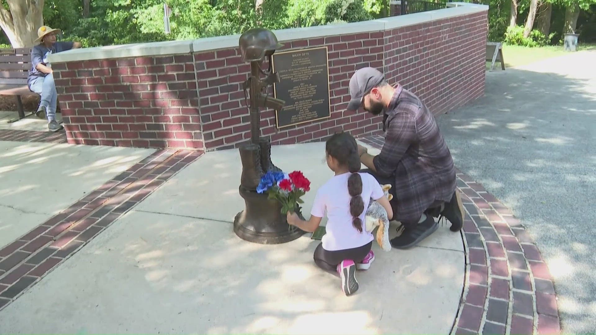 Families reflect on sacrifice at Guilford Courthouse on Memorial Day