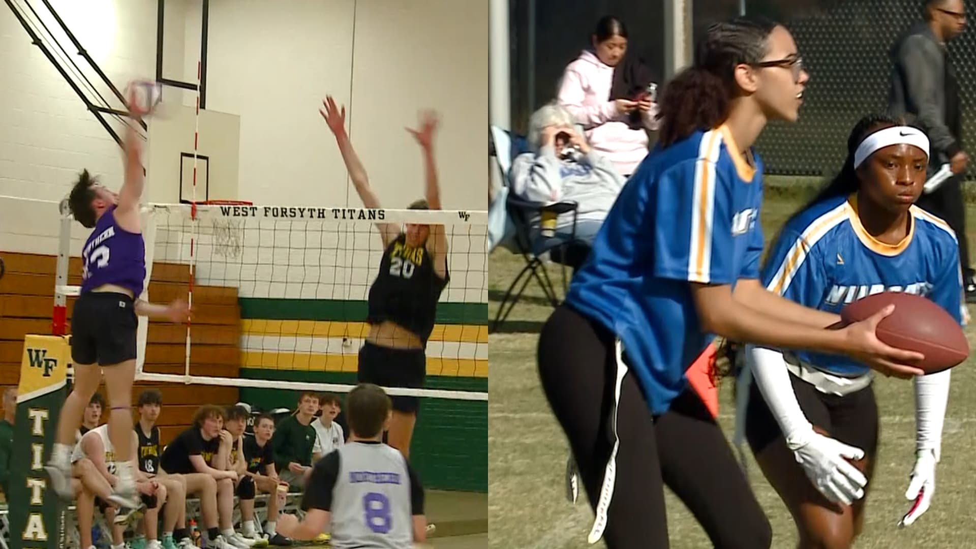 NCHSAA adds girls' flag football, boys' volleyball for 2026-27