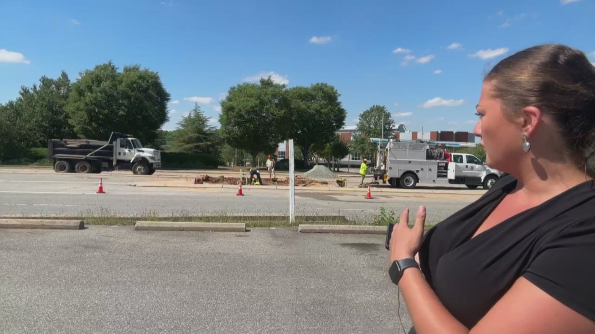 Water main break shuts down Wendover Avenue, closes GTCC Greensboro campus