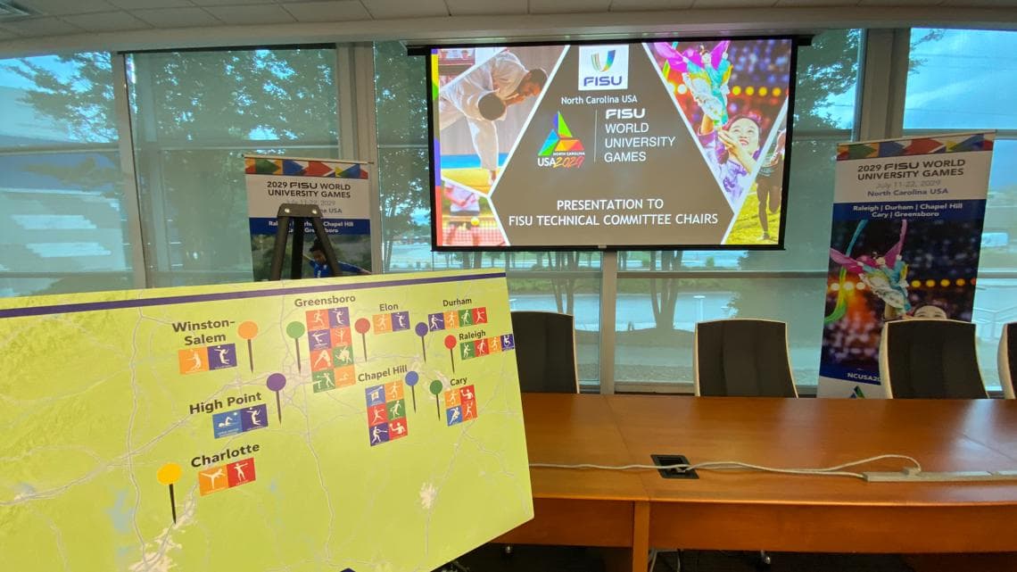 Greensboro hosts international officials as World University Games planning advances
