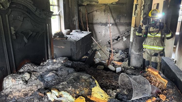 Brooksville house fire sends one occupant to hospital, heavy damage reported
