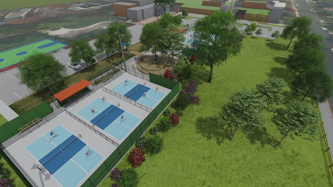 Arlington opens six new pickleball courts at Walter Reed center