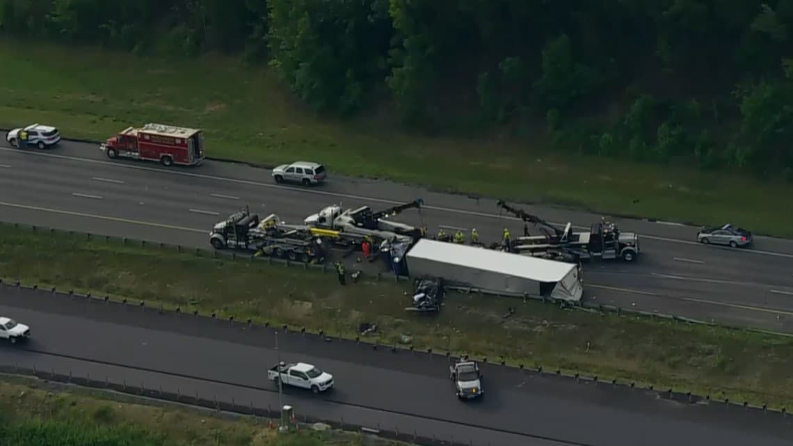 Virginia bus crash kills five, including children, injures 44 on I-95