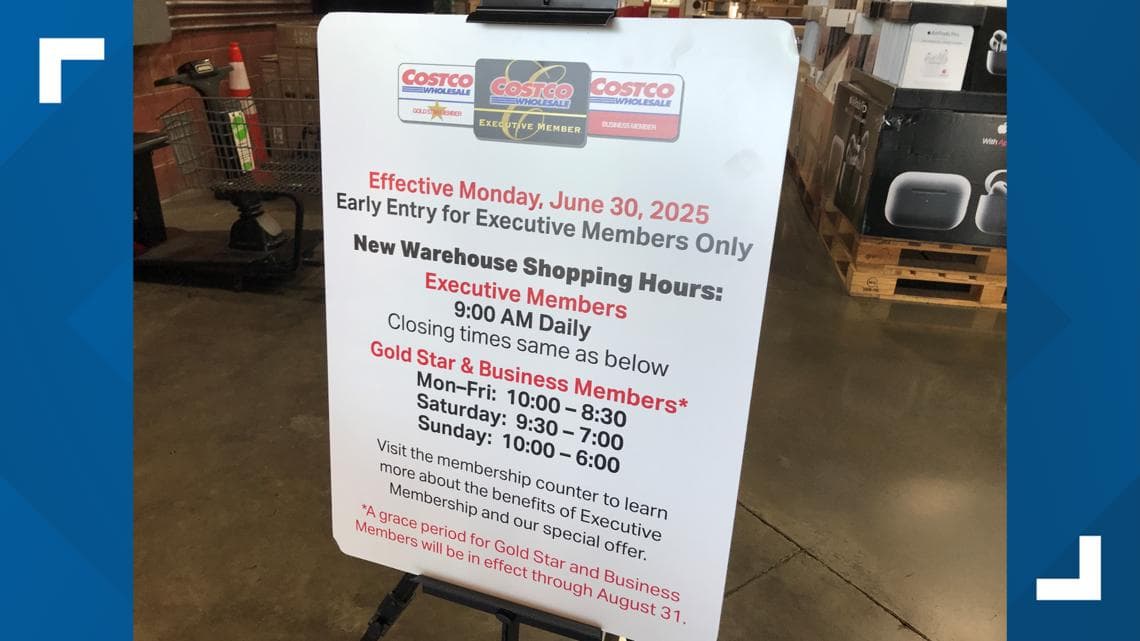 Costco warehouse locator reveals earlier executive hours and traffic patterns