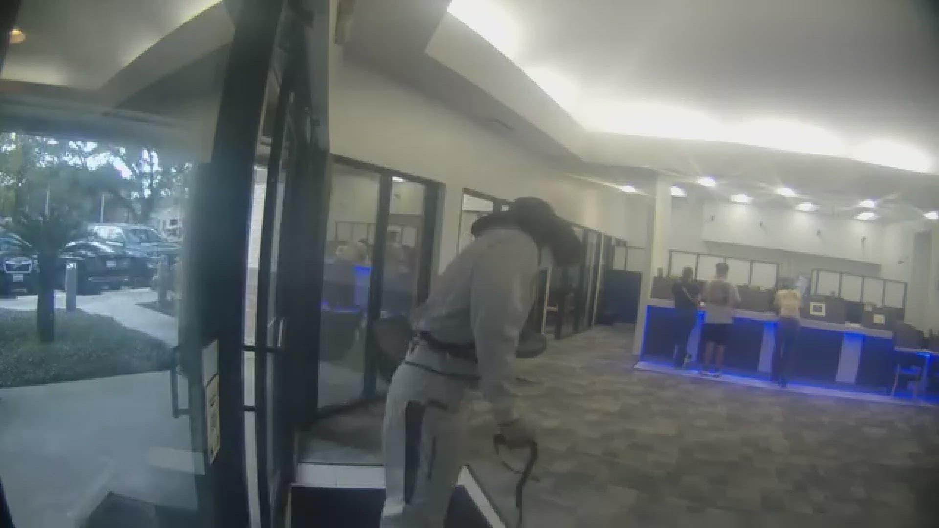 Police seek suspect with arm tattoos in Forestville bank robbery