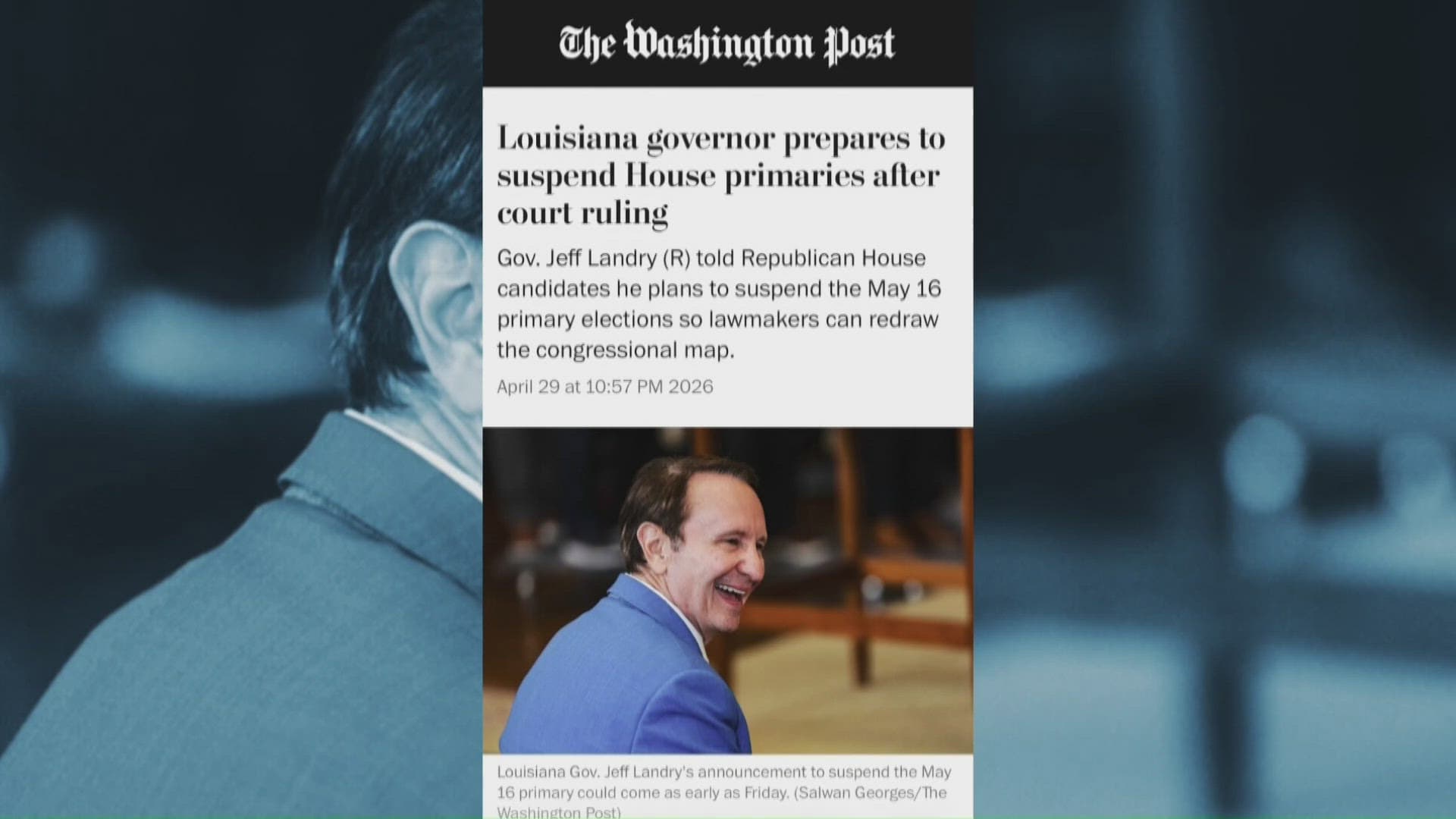 Louisiana Suspends Congressional Primaries After Supreme Court Ruling