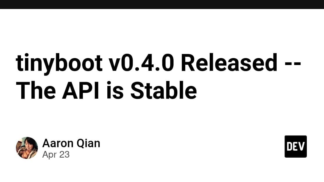 tinyboot v0.4.0 adds CH32V00x support, stable API, tiny Rust bootloader