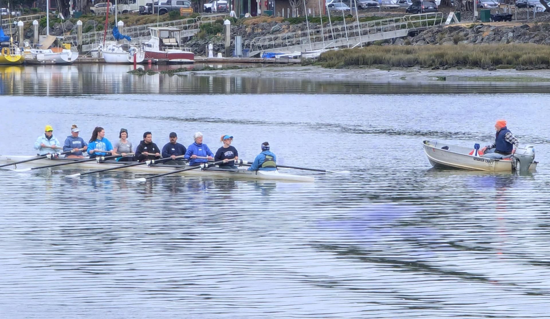 Humboldt Bay Rowing Association invites beginners onto the water for Learn to Row Day