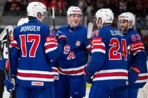 U.S. beats Austria, sets up quarterfinal rematch with Canada
