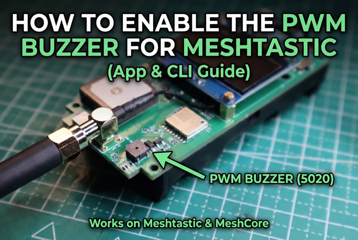 Meshtastic may add a buzzer action to help users find nodes