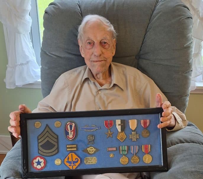 Deerpark veteran, 102, reflects on World War II service and local memorial