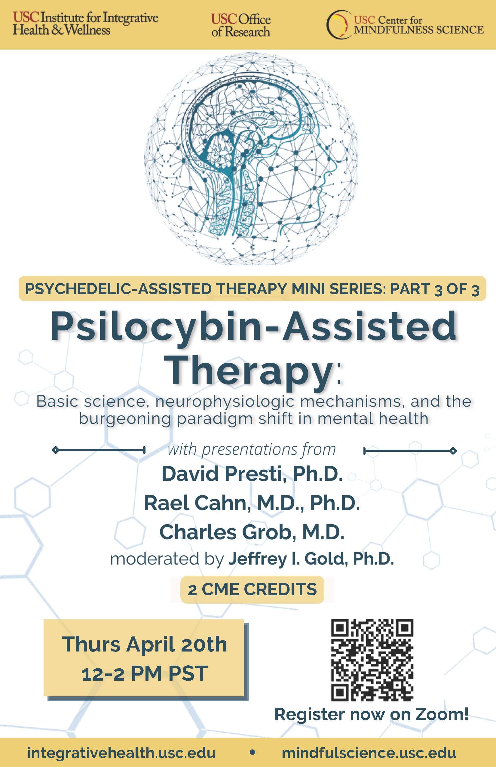 USC trial tests whether mindfulness boosts psilocybin therapy for mental health