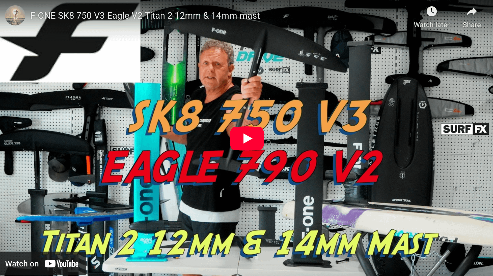 F-ONE SK8 V3 and Eagle V2 Get First On-Water Test from Rob Pirie