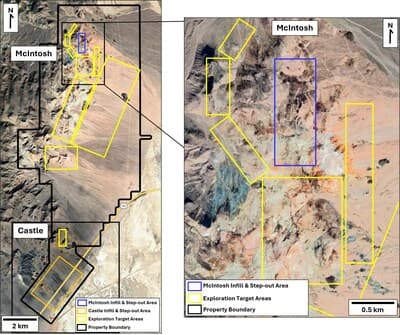 A2Gold Expands Eastside Drill Program to 30,000 Metres Targeting McIntosh, Castle Zones