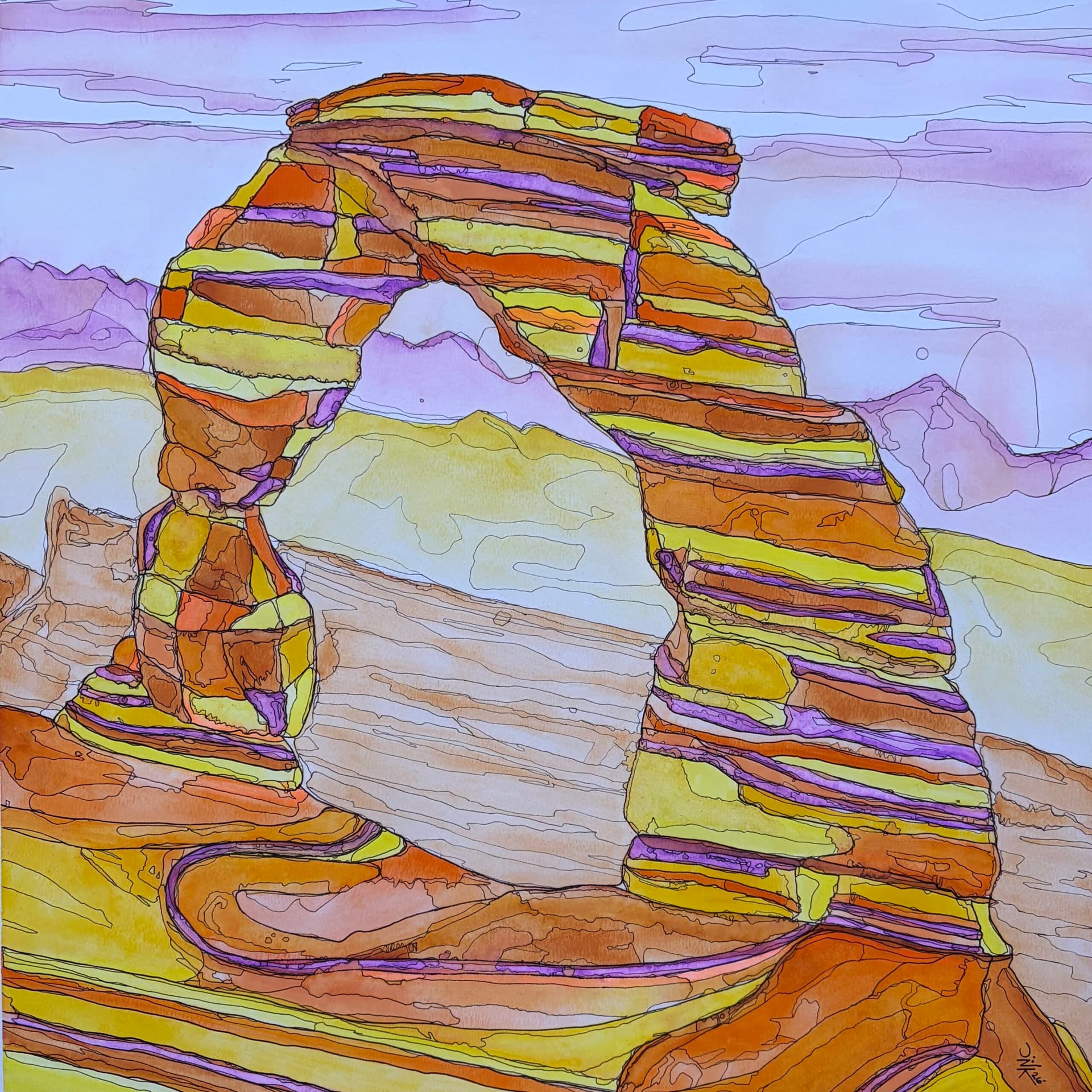 Chrissy Noel Kinslow brings plein-air watercolor to Four Corners parks
