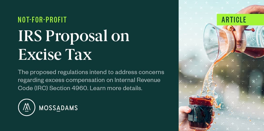IRS plans new rules on excess compensation for tax-exempt groups
