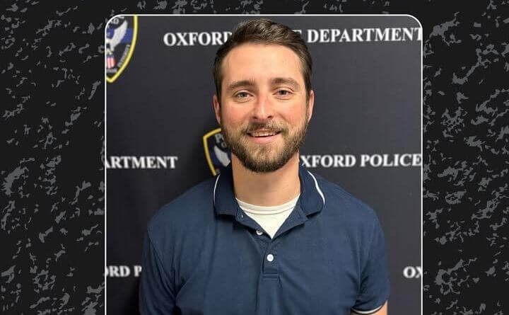 Oxford police add patrol officer Eli Hiser to roster
