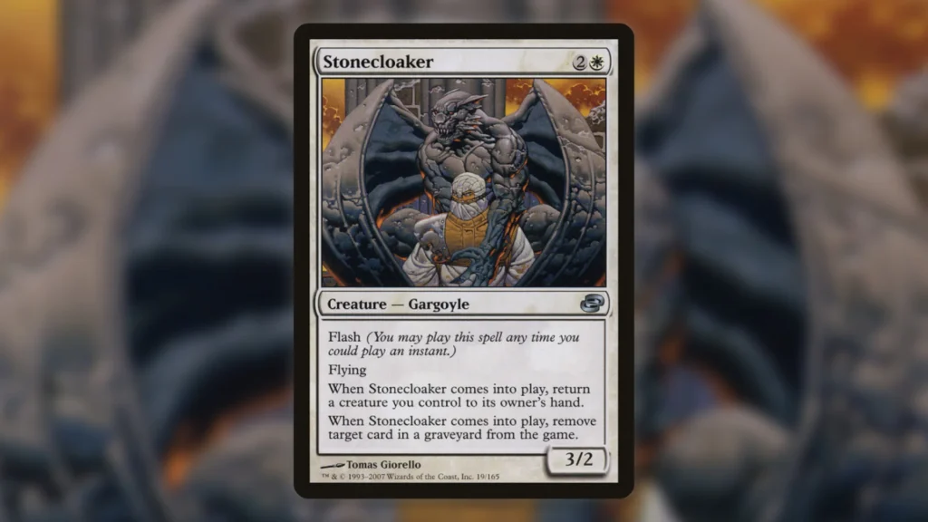 Stonecloaker gives Commander decks protection, value and graveyard hate