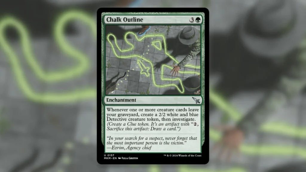 Chalk Outline proves Murders at Karlov Manor hid a Commander gem