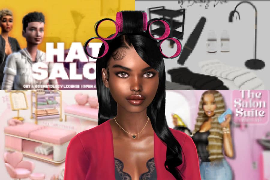 The Sims 4 salon CC roundup builds better spas and beauty businesses