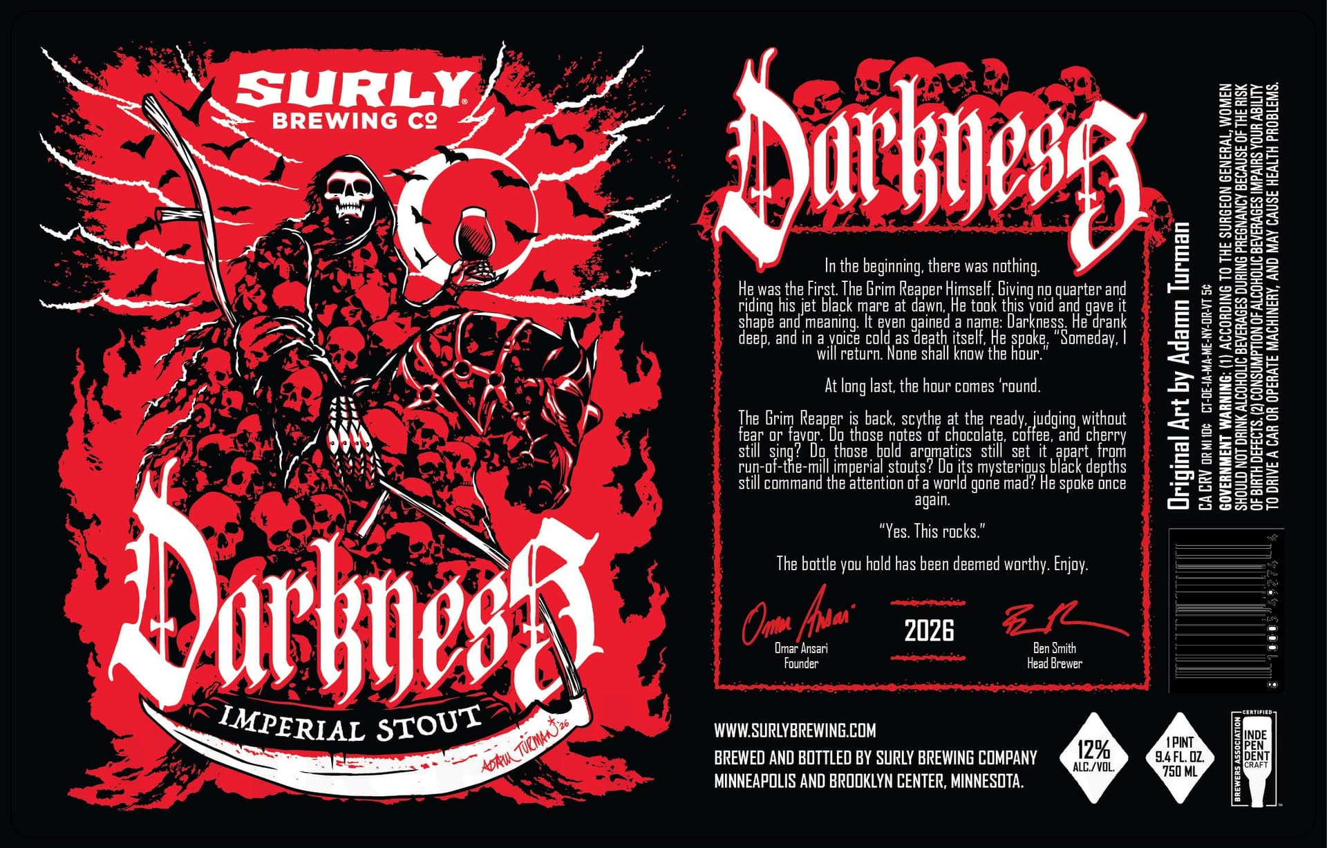 Surly reveals 2026 Darkness packaging ahead of annual stout release