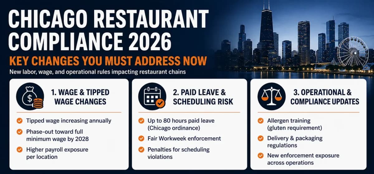 2026 restaurant labor-law changes that affect pay, schedules and compliance