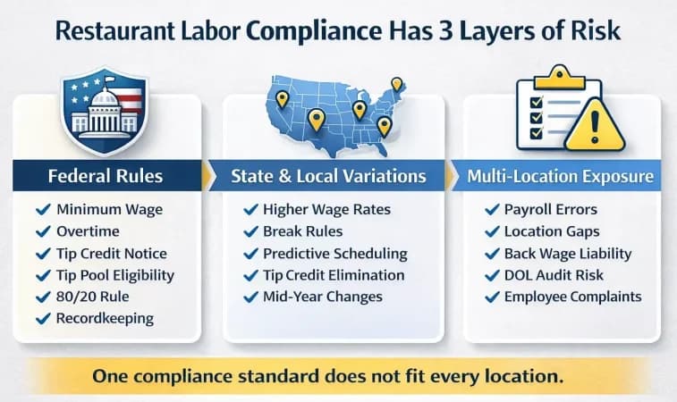 Restaurant labor laws, wage, scheduling rules reshape worker hours and pay