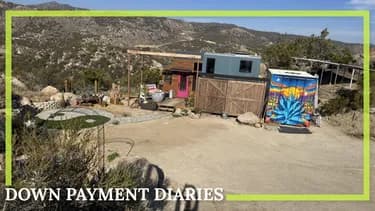 Pool owner builds a $400,000 tiny-home retreat in the California desert