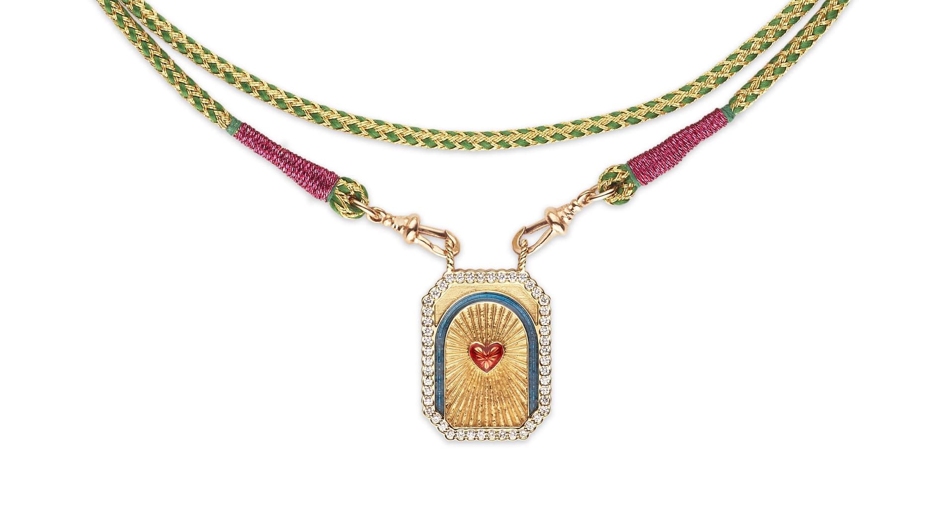 Marie Lichtenberg turns sports pennants into heirloom talisman jewelry