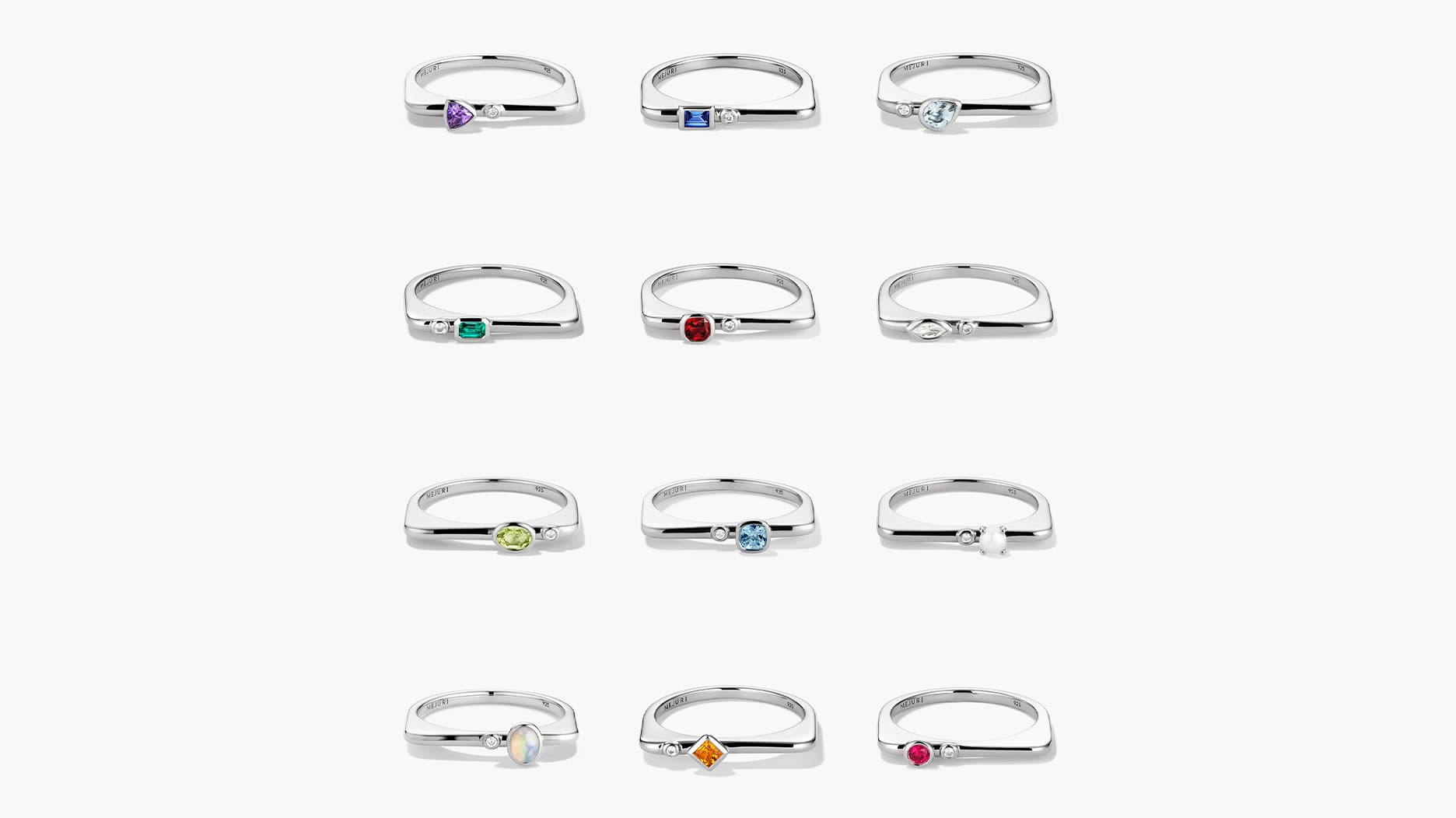 Mejuri expands Puzzle collection with mix-and-match birthstone charms