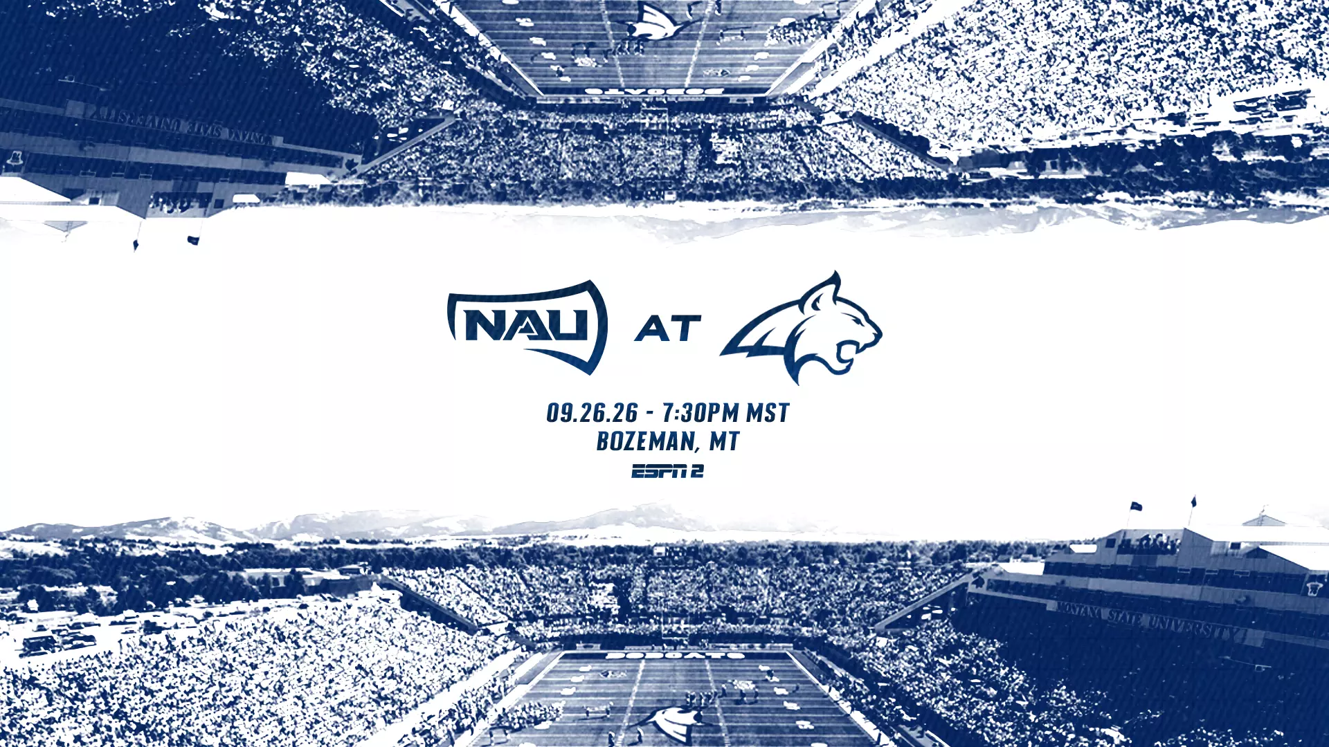 Northern Arizona at Montana State lands on ESPN2 for 2026 showdown